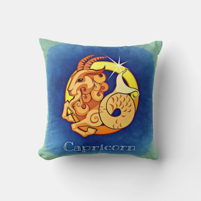 Capricorn  throw pillow (Front)