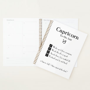 Capricorn – To-Do List Planner
