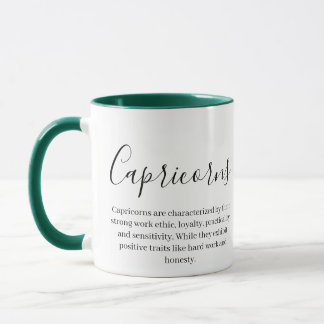 Capricorn Traits and Zodiac Sign Mug