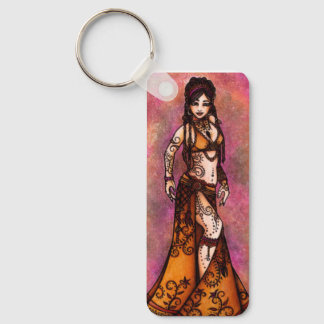 Capricorn Tribal Belly Dancer Keychain