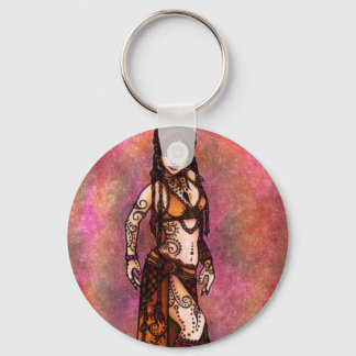 Capricorn Tribal Belly Dancer  Keychain