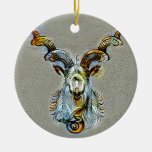 Capricorn Venice Ceramic Ornament