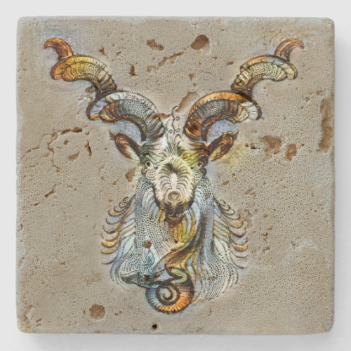 Capricorn Venice Stone Coaster