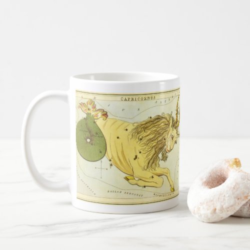 Capricorn Vintage Constellation Uranias Mirror Coffee Mug