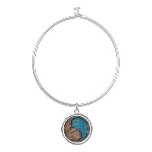 Capricorn & Water Dragon Bangle Bracelet