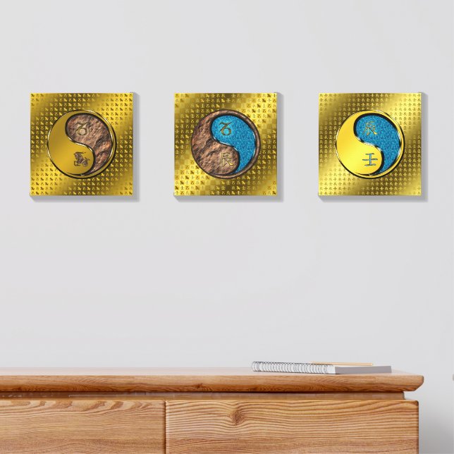 Capricorn & Water Dragon Canvas Photo Tile (Dresser)