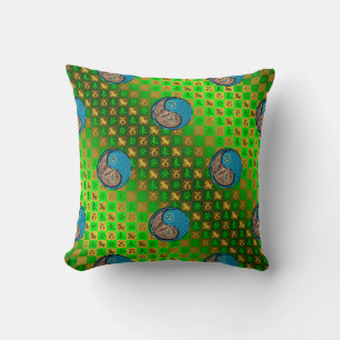 Capricorn & Water Goat Throw Pillow