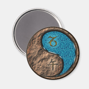 Capricorn & Water Horse Magnet