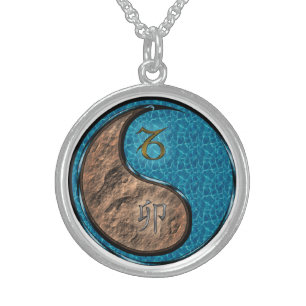 Capricorn & Water Rabbit Sterling Silver Necklace