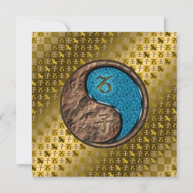 Capricorn & Water Rat Card (Front)