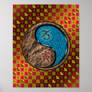 Capricorn & Water Tiger Poster