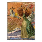 Capricorn Woman Goat Whimsical Fun (Front)