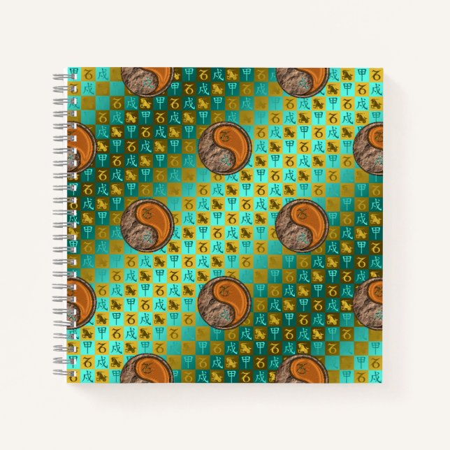 Capricorn & Wood Dog Notebook (Front)