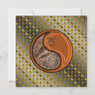 Capricorn & Wood Rabbit Card