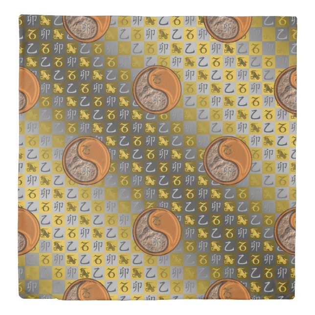 Capricorn & Wood Rabbit Duvet Cover (Front)
