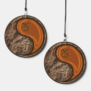 Capricorn & Wood Rat Acrylic Keychain Wind Chime