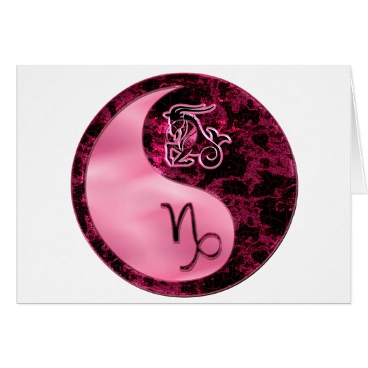Capricorn Yin Yang Cards (Front Horizontal)