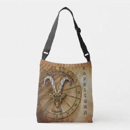 Capricorn Zodiac Astrology design Crossbody Bag