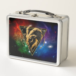 Capricorn Zodiac Astrology Gift Metal Lunch Box