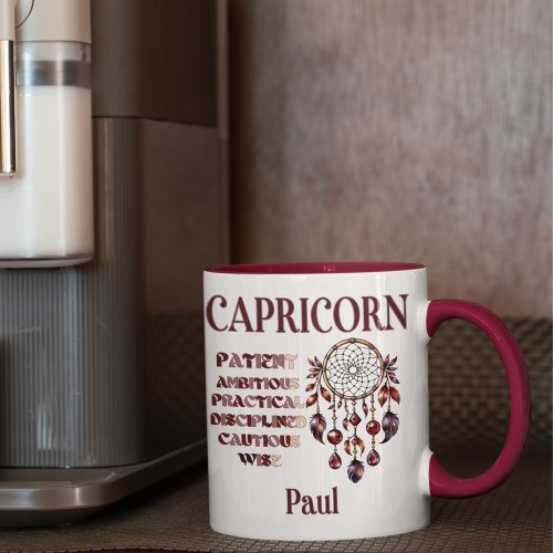 Capricorn Zodiac Birthstone Mug