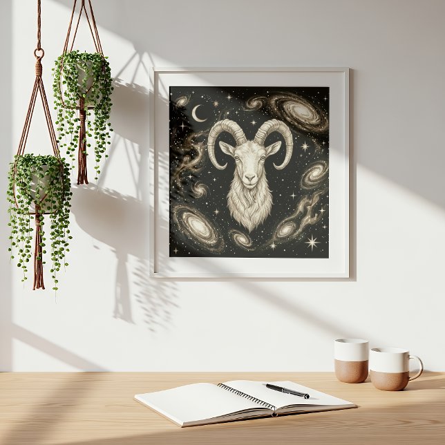 Capricorn Zodiac Celestial Astrology Poster (Creator Uploaded)