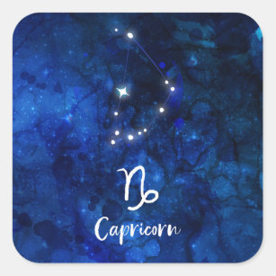 Capricorn Zodiac Glitter Sticker, Capricorn Sticker, Zodiac Kids Glitter  Sticker, Cap Zodiac Sticker, Water Bottle, Laptop, Phone Stickers 