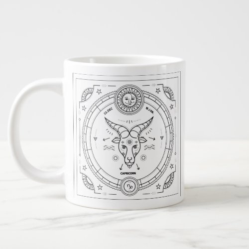 Capricorn  Zodiac Custom Birthday Mug