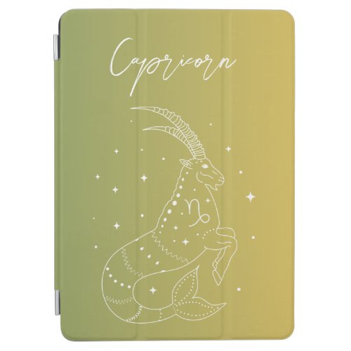 Capricorn zodiac horoscope star sign gradient iPad air cover
