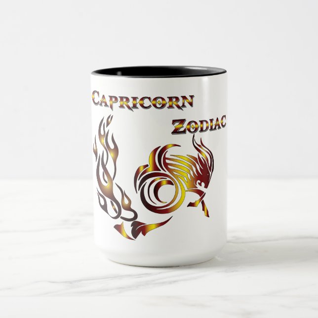 Capricorn Zodiac Mug (Center)