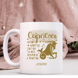 Capricorn Zodiac Personalized Traits Horoscope    Coffee Mug at Zazzle