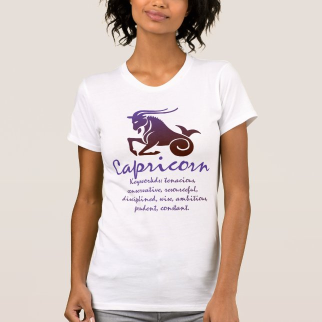 Capricorn Zodiac Shirt (Front)