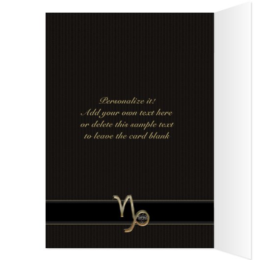 Capricorn Zodiac Sign (Inside (Left))