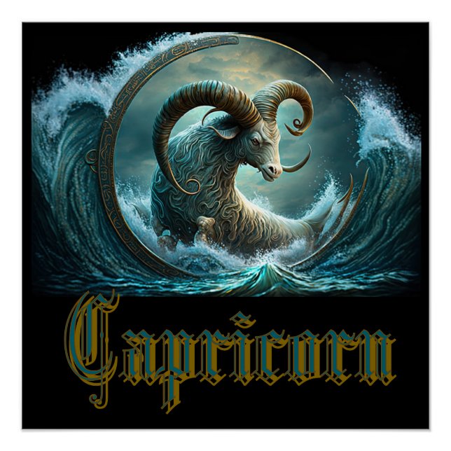 Capricorn Zodiac Sign (Front)