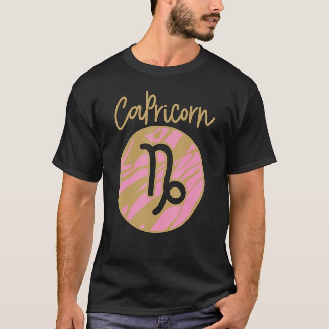 Capricorn Zodiac Sign_2 T-Shirt (Front)