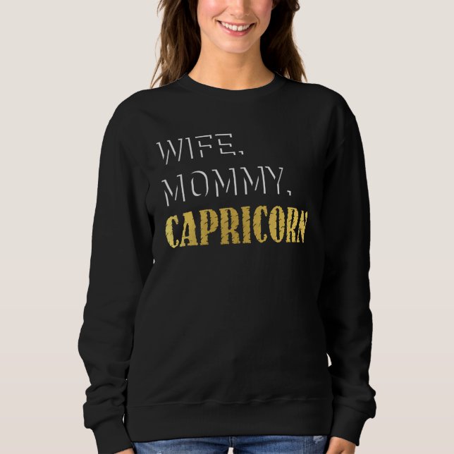 Capricorn Zodiac Sign_7 Sweatshirt (Front)