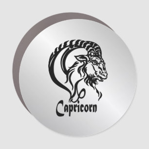 Capricorn Zodiac Sign and Symbol Silver