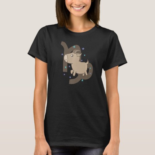 Capricorn Zodiac Sign as an Animal Horoscope T_Shirt