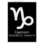 Capricorn Zodiac sign Astrology (Front)
