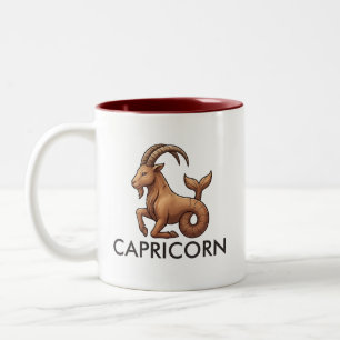 Capricorn Zodiac Sign Astrology Birthday Mug