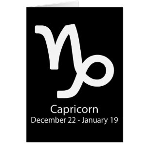 Capricorn Zodiac sign Astrology Cards