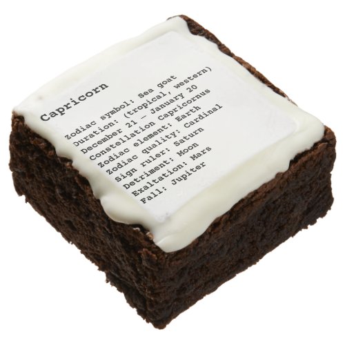 Capricorn Zodiac Sign Astrology horoscope birthday Brownie