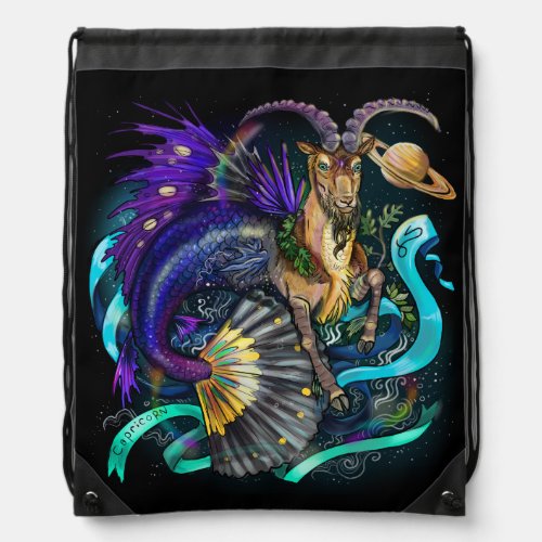 Capricorn zodiac sign backpack