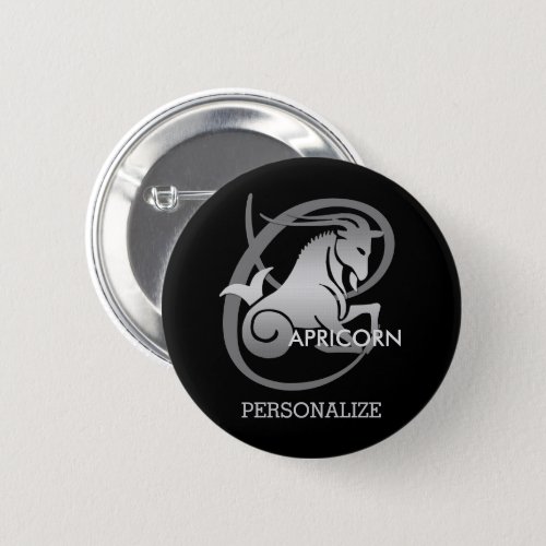 Capricorn _ Zodiac Sign Button