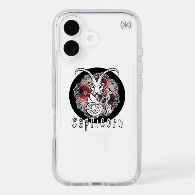 capricorn zodiac sign design by chennai Indipup Speck iPhone Case (Front)