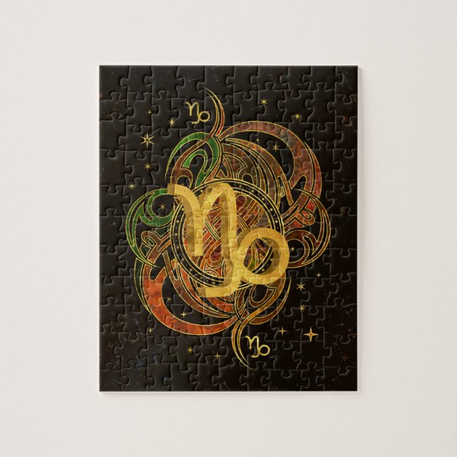 Capricorn Zodiac Sign Earth element Jigsaw Puzzle (Vertical)