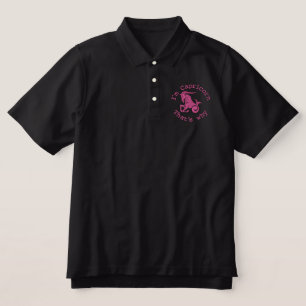 Capricorn Zodiac Sign Embroidery Dec 22 - Jan 19 Embroidered Polo Shirt