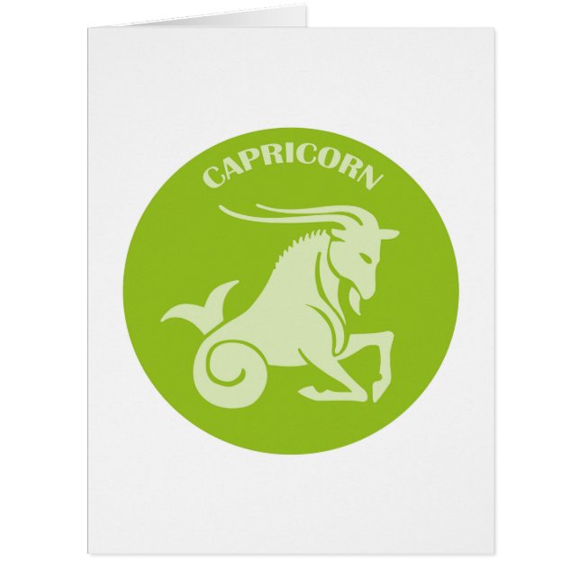 Capricorn, Zodiac Sign, Horoscope, Astrology (Front)