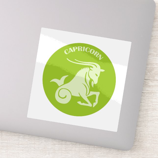 Capricorn, Zodiac Sign, Horoscope, Astrology Sticker (Detail)