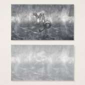 Capricorn Zodiac Sign in grunge distressed  style (Front & Back)