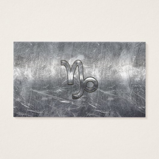 Capricorn Zodiac Sign in grunge distressed  style (Front)